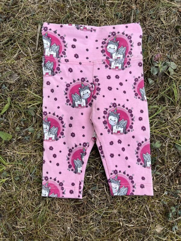 Ladybug leggings: Unicorns 0-3m