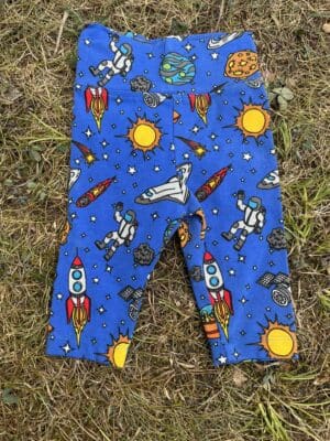 Ladybug Leggings: Space 3-6m