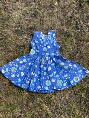 Artemis dress: Birds 9m