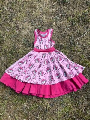 Artemis dress: Unicorns 2 years