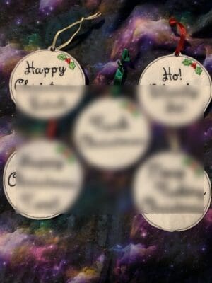 Blue Christmas Baubles (Adults Only)