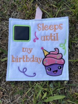 Cupcake Birthday Countdown