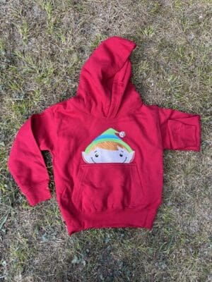 Elf Peeking Hoody 3-4 years