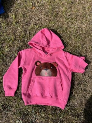 Bear Peeking Hoody 1-2 years