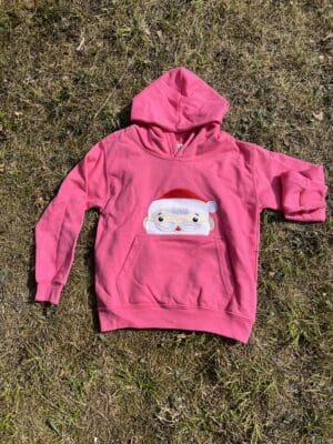Santa Peeking Hoody 5-6 years