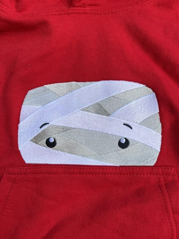 Mummy Peeking Hoody 5-6 years - Image 2