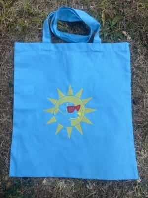 Cool Dog in the Sun Shopper