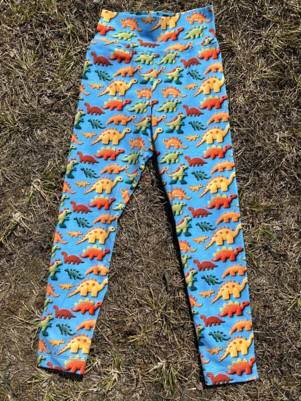 Ladybug Leggings: 3D Dinos 5-6 years
